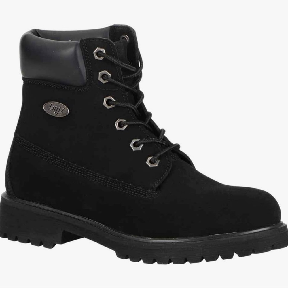 Black lugs boots